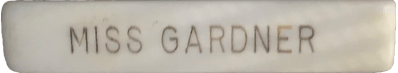 Name tag, 1938